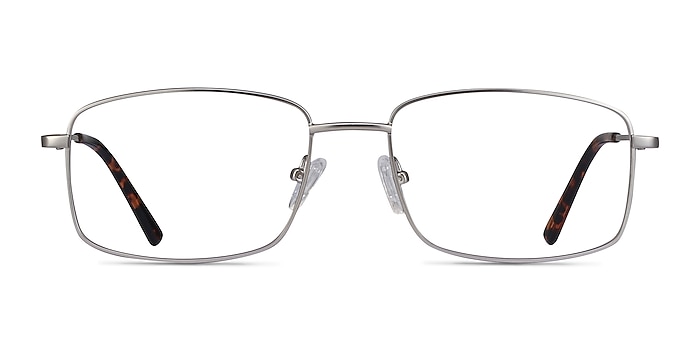 Onex Silver Metal Eyeglass Frames from EyeBuyDirect