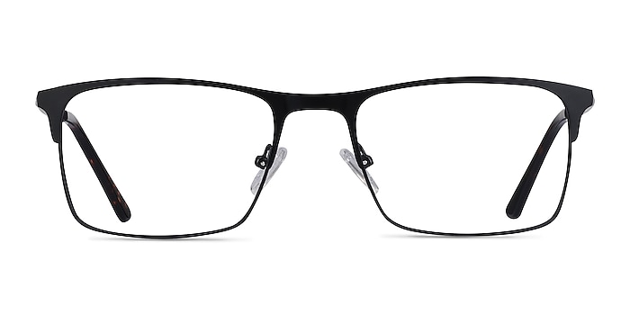 Vigo Noir Métal Montures de lunettes de vue d'EyeBuyDirect