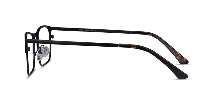 Vigo Noir Métal Montures de lunettes de vue d'EyeBuyDirect