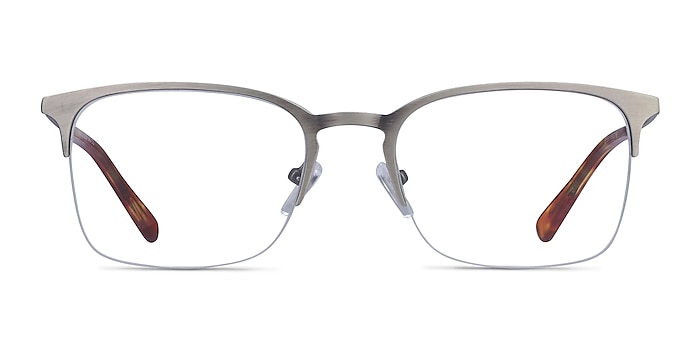 Vimy Gunmetal Metal Eyeglass Frames from EyeBuyDirect