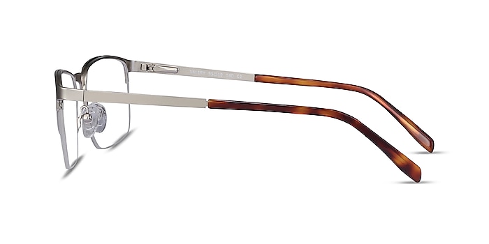 Valery Silver Metal Eyeglass Frames from EyeBuyDirect