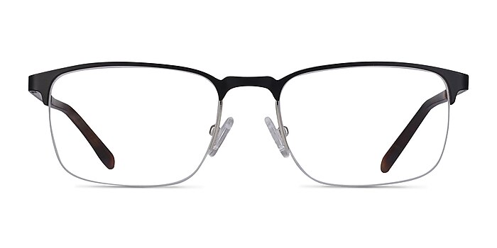 Valery Black Metal Eyeglass Frames from EyeBuyDirect
