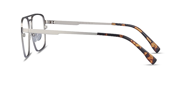 Gallo Silver Metal Eyeglass Frames from EyeBuyDirect