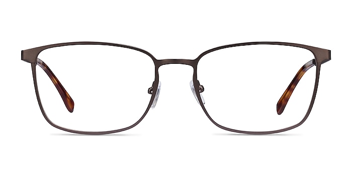 Strategy Gunmetal Métal Montures de lunettes de vue d'EyeBuyDirect