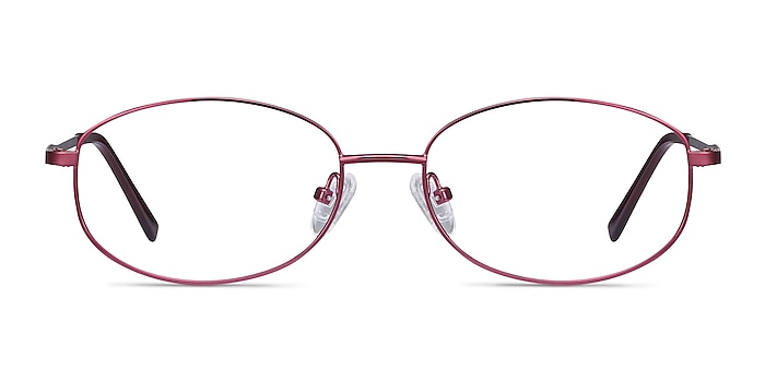 Embrace Burgundy Metal Eyeglass Frames from EyeBuyDirect