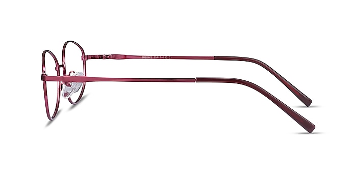 Embrace Burgundy Métal Montures de lunettes de vue d'EyeBuyDirect