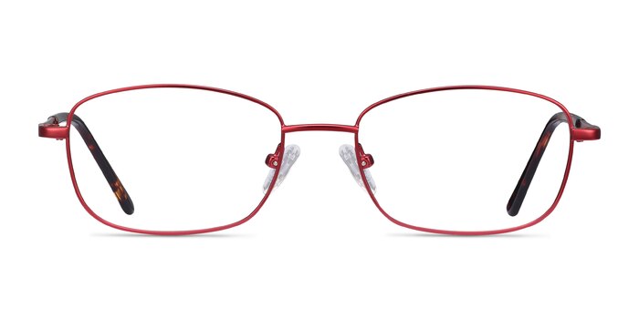 Path Burgundy Métal Montures de lunettes de vue d'EyeBuyDirect