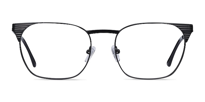 Soulist Noir Métal Montures de lunettes de vue d'EyeBuyDirect