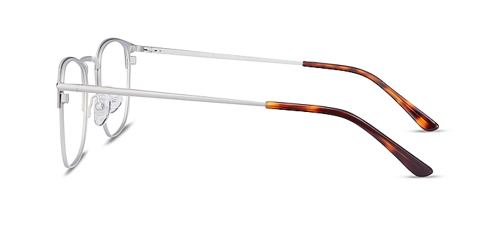Poppy Navy Metal Eyeglass Frames from EyeBuyDirect