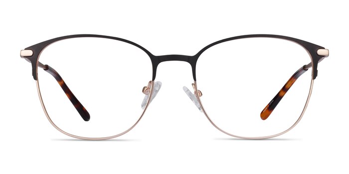 Disperse Noir Métal Montures de lunettes de vue d'EyeBuyDirect