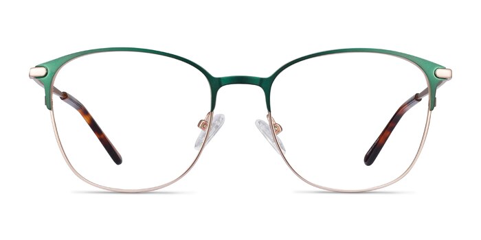 Disperse Vert Métal Montures de lunettes de vue d'EyeBuyDirect
