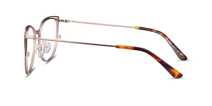 Garance Red & Gold Métal Montures de lunettes de vue d'EyeBuyDirect