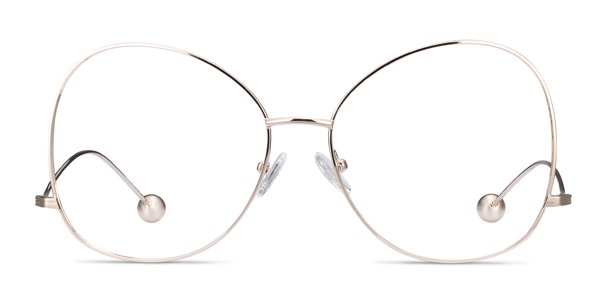 Renata Cat Eye Gold Glasses For Women Eyebuydirect