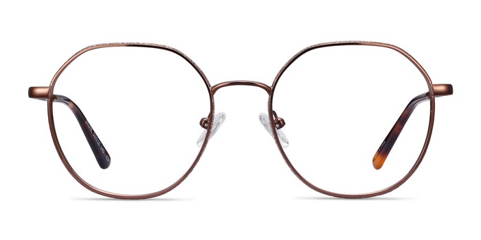 Sylvie Brown Metal Eyeglass Frames from EyeBuyDirect