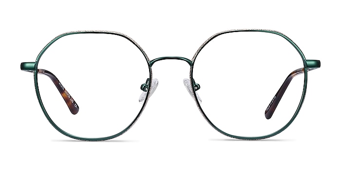 Sylvie Vert Métal Montures de lunettes de vue d'EyeBuyDirect