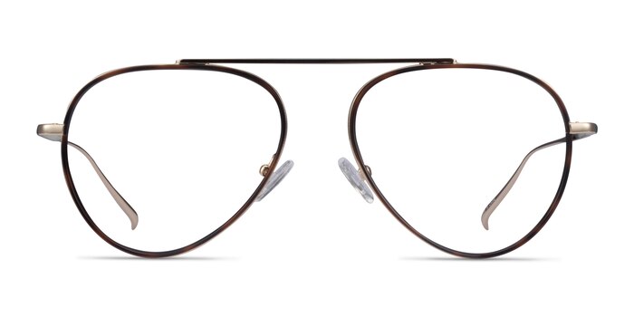 Cana Tortoise  Gold Métal Montures de lunettes de vue d'EyeBuyDirect