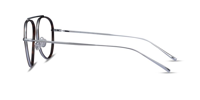 Cana Tortoise  Silver Métal Montures de lunettes de vue d'EyeBuyDirect