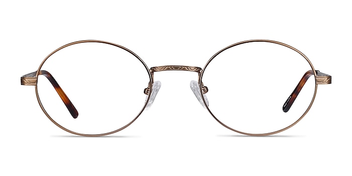 Equinox Bronze Metal Eyeglass Frames from EyeBuyDirect