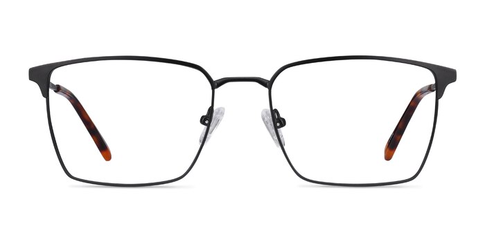 Metro Black Metal Eyeglass Frames from EyeBuyDirect