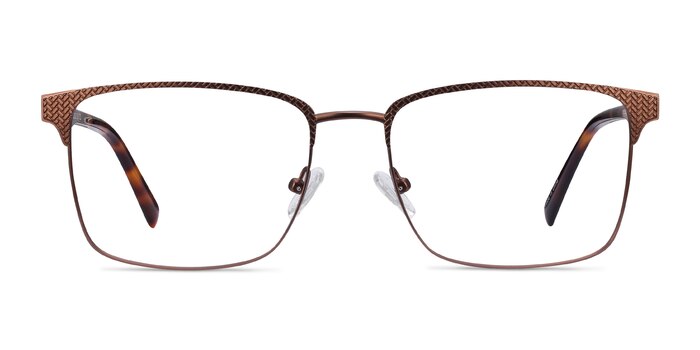 Capra Bronze Acetate-metal Montures de lunettes de vue d'EyeBuyDirect
