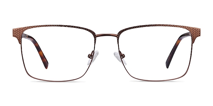 Capra Bronze Acetate-metal Montures de lunettes de vue d'EyeBuyDirect