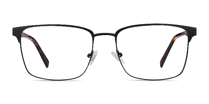 Capra Noir Acetate-metal Montures de lunettes de vue d'EyeBuyDirect