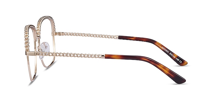 Astoria Doré Métal Montures de lunettes de vue d'EyeBuyDirect