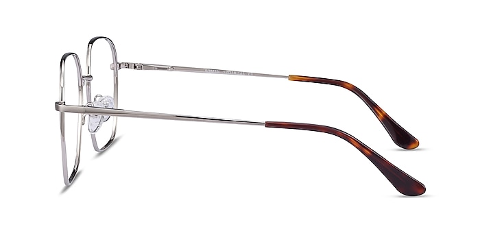 Roman Argenté Métal Montures de lunettes de vue d'EyeBuyDirect