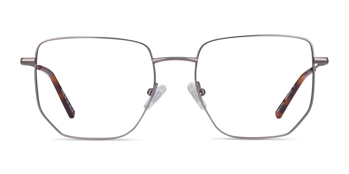 Rhys Gunmetal Metal Eyeglass Frames from EyeBuyDirect
