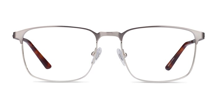 Oswald Gunmetal Metal Eyeglass Frames from EyeBuyDirect
