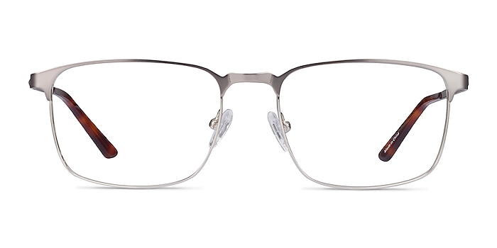 Oswald Gunmetal Metal Eyeglass Frames from EyeBuyDirect