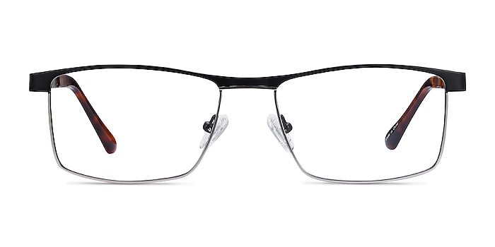 Julian Black Metal Eyeglass Frames from EyeBuyDirect