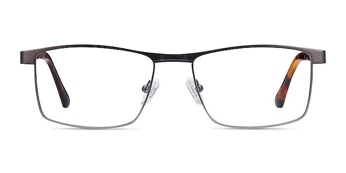 Julian Gunmetal Metal Eyeglass Frames from EyeBuyDirect