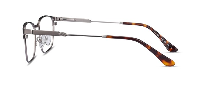 Leopold Gunmetal Metal Eyeglass Frames from EyeBuyDirect