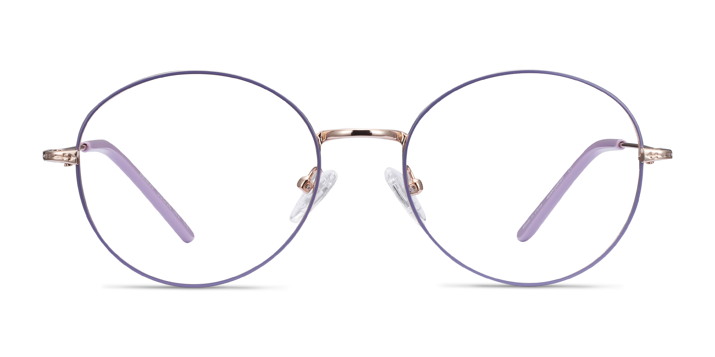 Monture De Lunettes Oxibis ZIA 01 Bleue Ovale En Métal – Neuve Sans étiquette – Unisexe