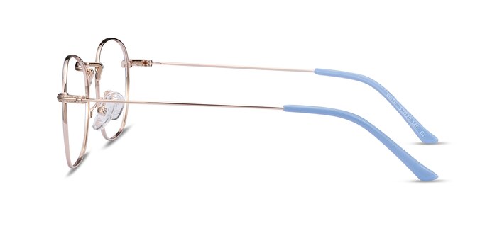 Keith Blue & Gold Métal Montures de lunettes de vue d'EyeBuyDirect
