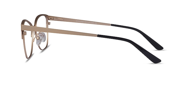 Marlena Black Gold Métal Montures de lunettes de vue d'EyeBuyDirect