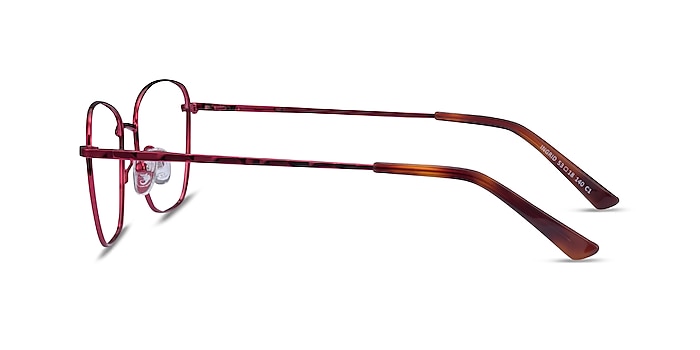 Ingrid Rouge Métal Montures de lunettes de vue d'EyeBuyDirect