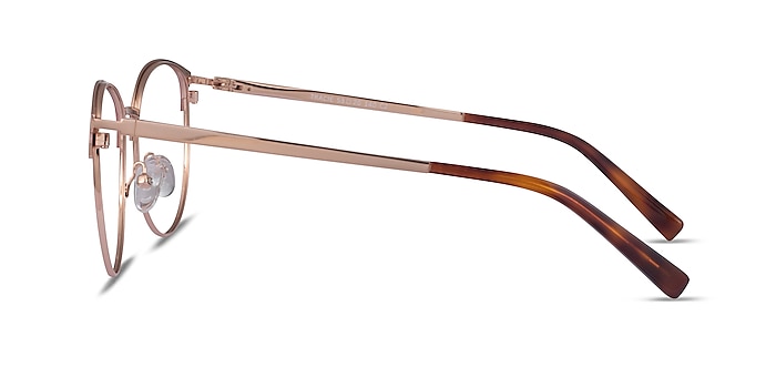Tracie Burgundy  Rose Gold Métal Montures de lunettes de vue d'EyeBuyDirect