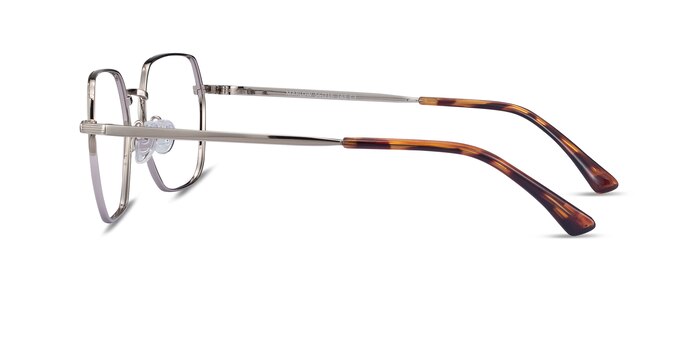 Marlow Argenté Métal Montures de lunettes de vue d'EyeBuyDirect