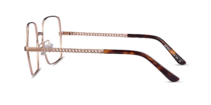 Bettina Rose Gold Metal Eyeglass Frames from EyeBuyDirect