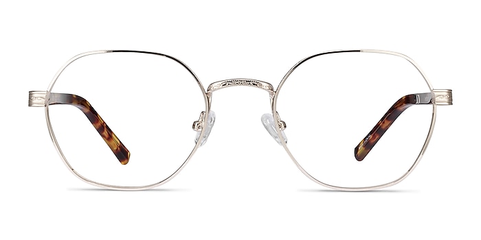 Fantasy Gold Acetate-metal Eyeglass Frames from EyeBuyDirect