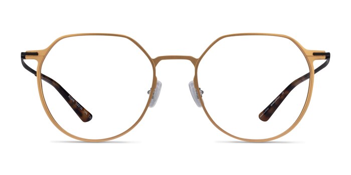 Alum Gold & Black Aluminium-alloy Montures de lunettes de vue d'EyeBuyDirect