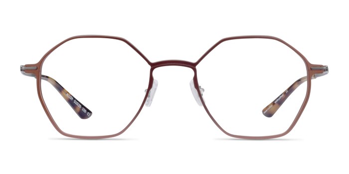 Alloy Brown & Gunmetal Aluminium-alloy Eyeglass Frames from EyeBuyDirect