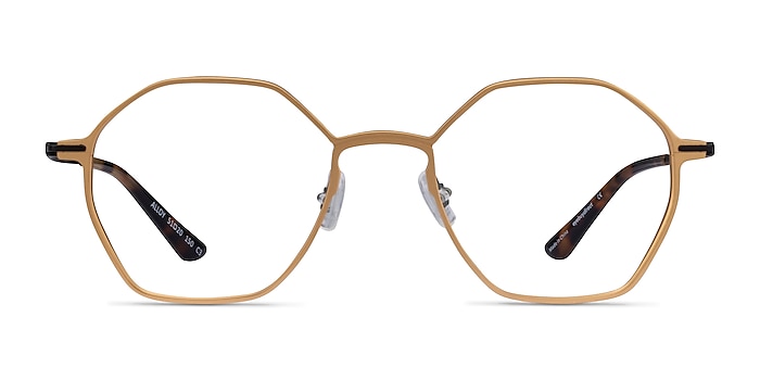 Alloy Gold & Black Aluminium-alloy Eyeglass Frames from EyeBuyDirect