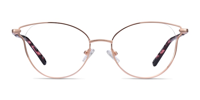 Trance Or rose Métal Montures de lunettes de vue d'EyeBuyDirect