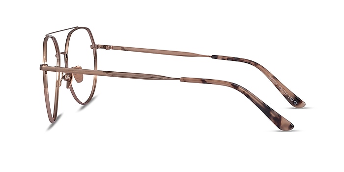 Benny Rose Gold Metal Eyeglass Frames from EyeBuyDirect