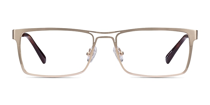 Biloxi Gold Metal Eyeglass Frames from EyeBuyDirect