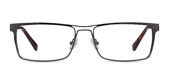 Biloxi Dark Gunmetal Metal Eyeglass Frames from EyeBuyDirect