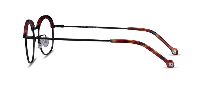 Ochoa Red Tortoise  Gold Acetate-metal Montures de lunettes de vue d'EyeBuyDirect
